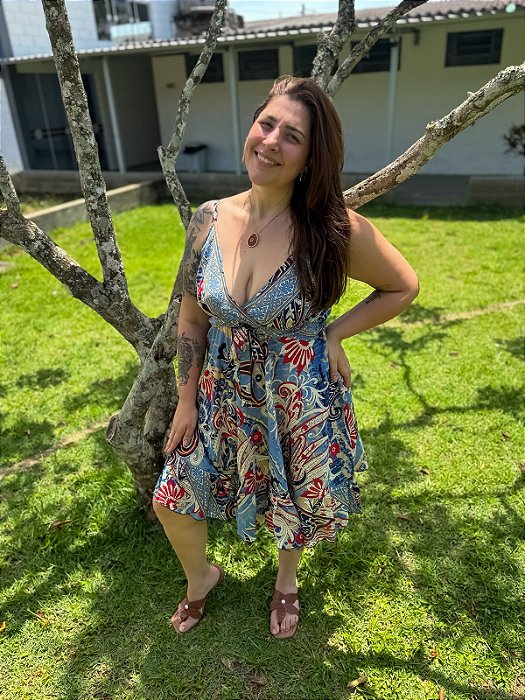 Vestido Curto Turmalina Royal