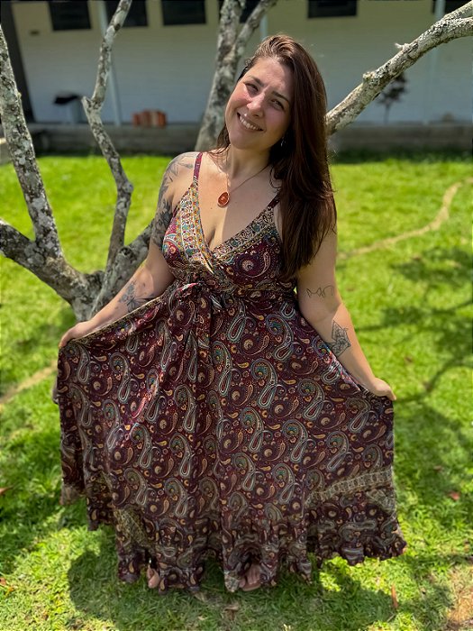 Vestido Longo Safira Granada