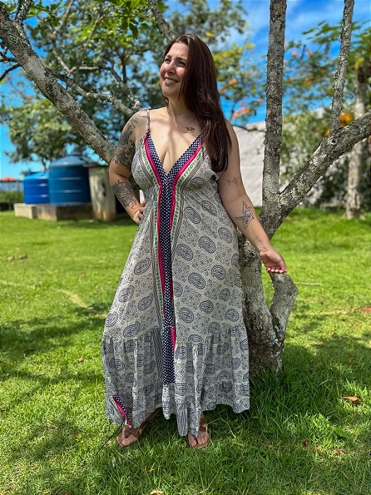 Vestido Longo Rubi Lua