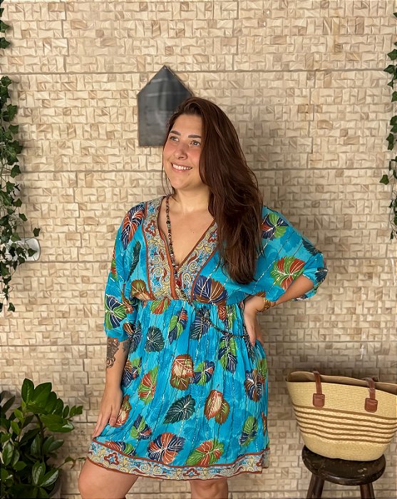 Vestido Curto Esmeralda Intenso