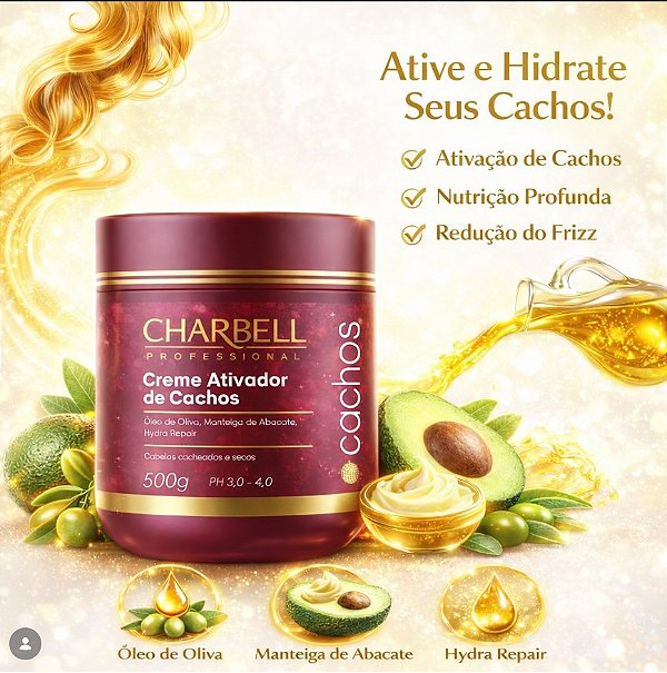 CREME ATIVADOR DE CACHOS - 500ml