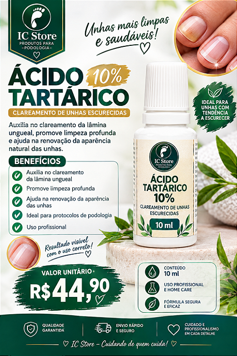 Ácido Tártarico 10 % Tártarico