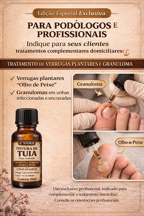 Tintura de Tuia 10ml – Uso Profissional (Revenda)