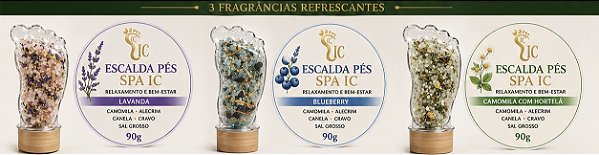 Escalda Pés SPA IC – 90g Relaxamento imediato para os pés