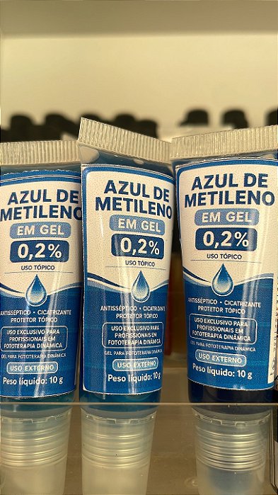 AZUL DE METILENO EM GEL 0,2% – IC Store Cuidados