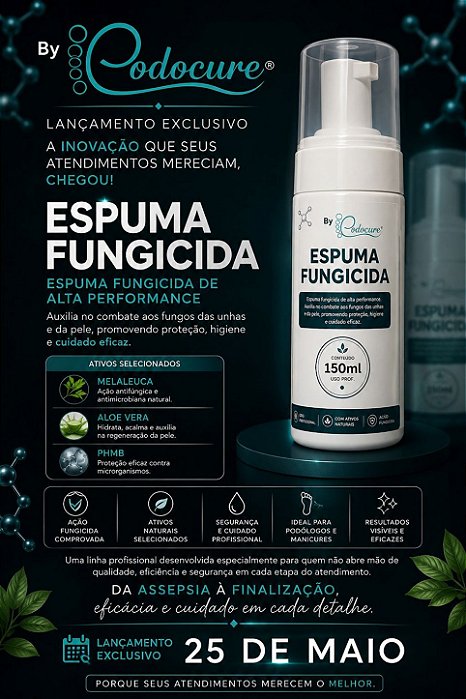 ESPUMA FUNGICIDA By PODOCURE® — 150ml