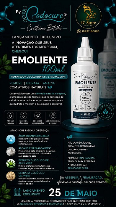 EMOLIENTE By PODOCURE® — 100ml