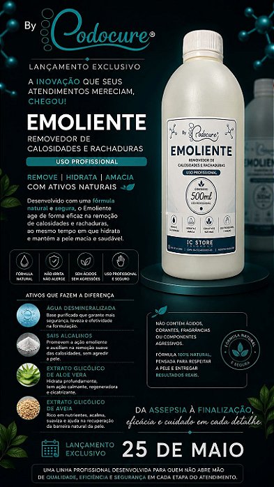 EMOLIENTE By PODOCURE® — 500ml