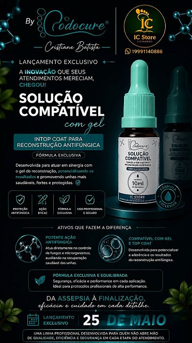 SOLUÇÃO COMPATÍVEL By PODOCURE®