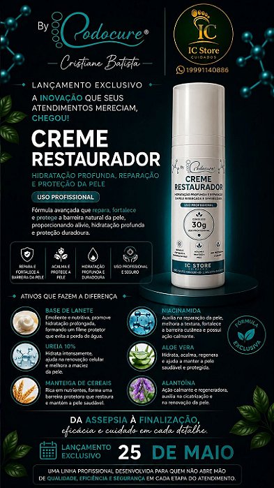 CREME RESTAURADOR INTENSIVO By PODOCURE®