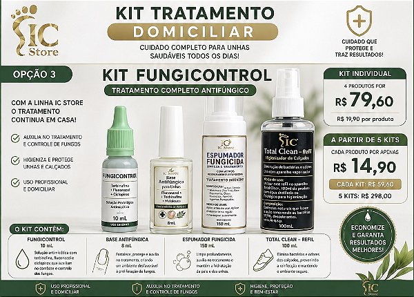 Kit com 4 unid