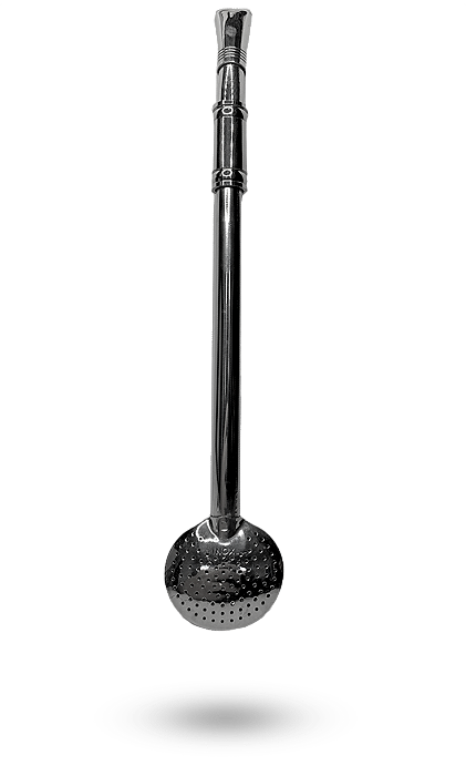 Bomba para Chimarrão inox mod. Anel , tubo e biqueira