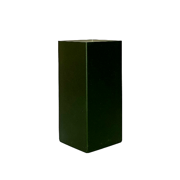 Copo de inox mod. quadrado 250ml Verde