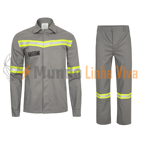 Conjunto NR10 Risco 2 com faixa refletiva