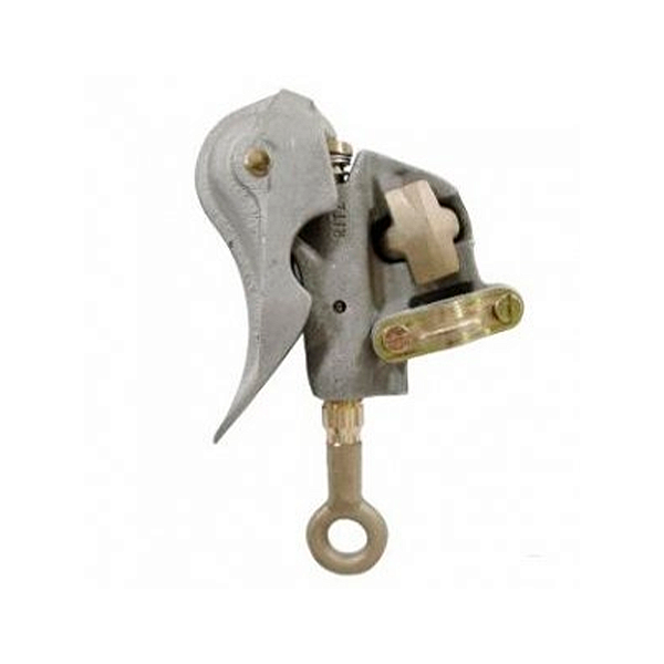 Grampo bico de pato por torção e mola