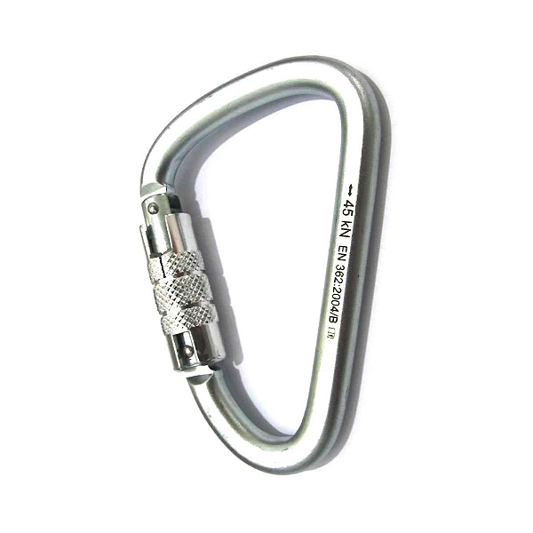 Mosquetão pera tripla trava