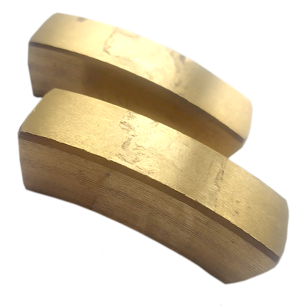 Par Meia Lua Sapata de Bronze para Torno Revólver