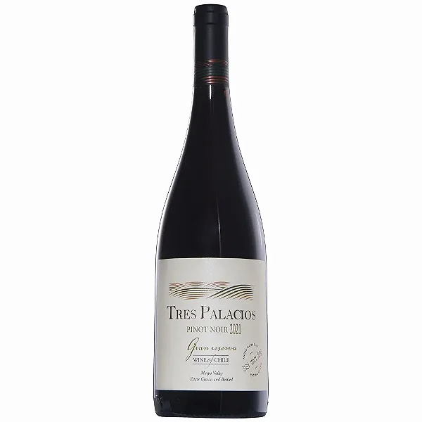 Vinho Chileno Três Palacios Tinto Gran Reserva Pinot Noir 750ml