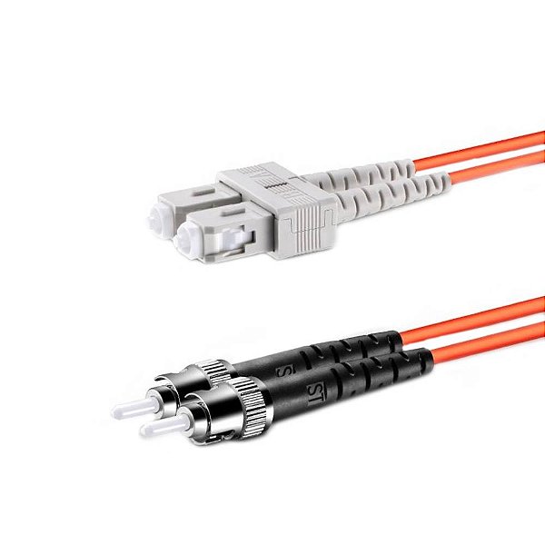 Cordão Óptico DPX MM 62,5/125µ SC-UPC/ST-PC 10m