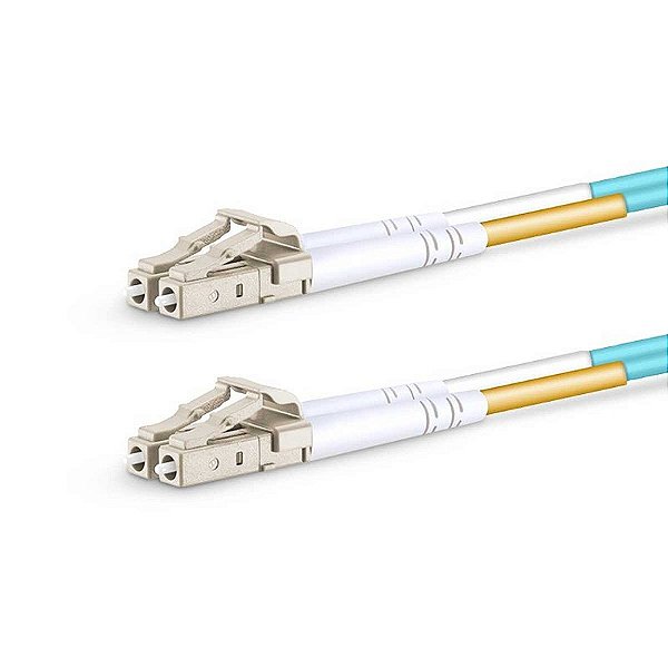 Cordão Óptico DPX MM Acqua OM3 10G 50/125µ LC-SPC/LC-SPC 2,5m