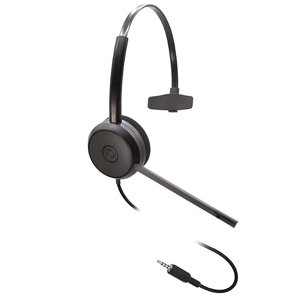 Fone Operador BRAVO P3 MONO - Headset Plug P3 4 Polos - 01183-5