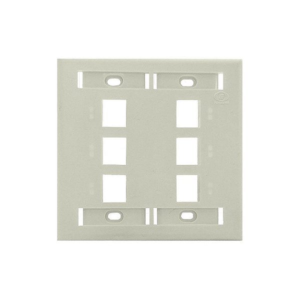 Espelho Plano 4x4 com 6 PORTAS BEGE - 35050093