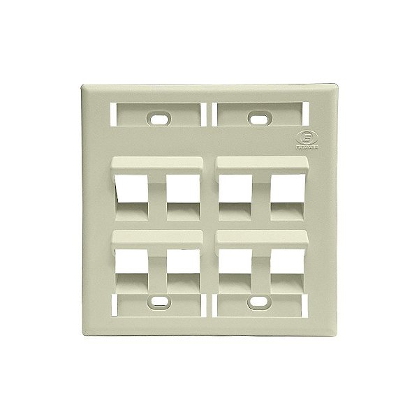 Espelho Plano 4x4 com 8 PORTAS BEGE (35050150)