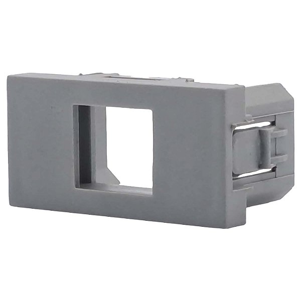 Módulo Adaptador Pial Plus+ RJ45 CINZA