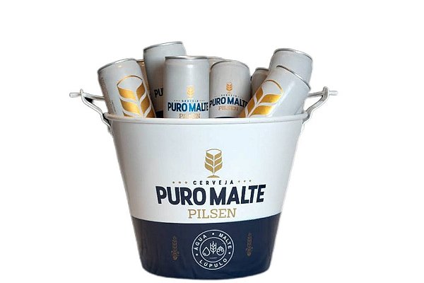 Balde de Alumínio - Puro Malte