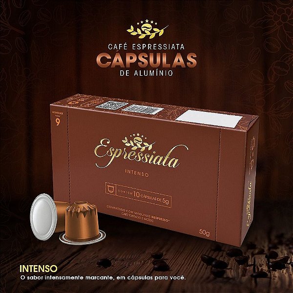 Café Espressiata Intenso caixa com 10 cápsulas