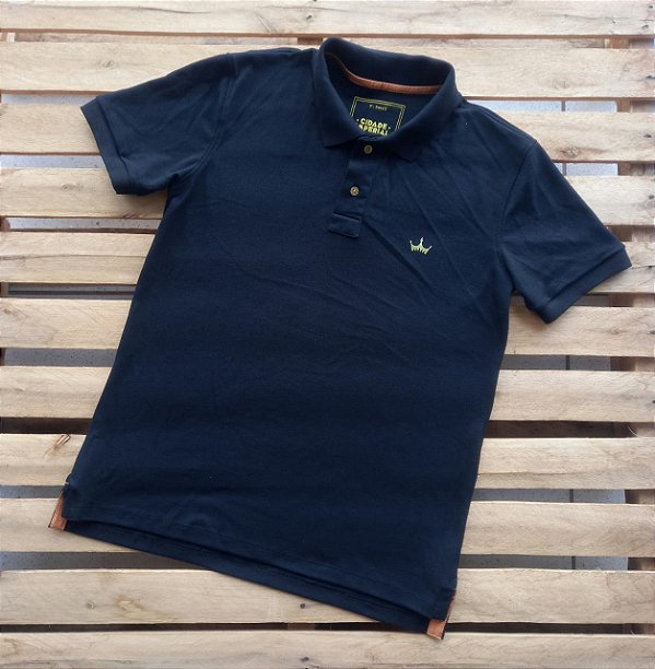 CAMISETA POLO IMPÉRIO MASC. PRETA-PP
