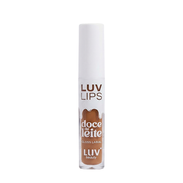 Gloss Doce de Leite Luv Beauty – hidratação intensa com ácido hialurônico