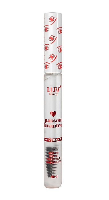 Máscara Incolor Passou Levantou Luv Beauty – definição natural e alta fixação para cílios e sobrancelhas