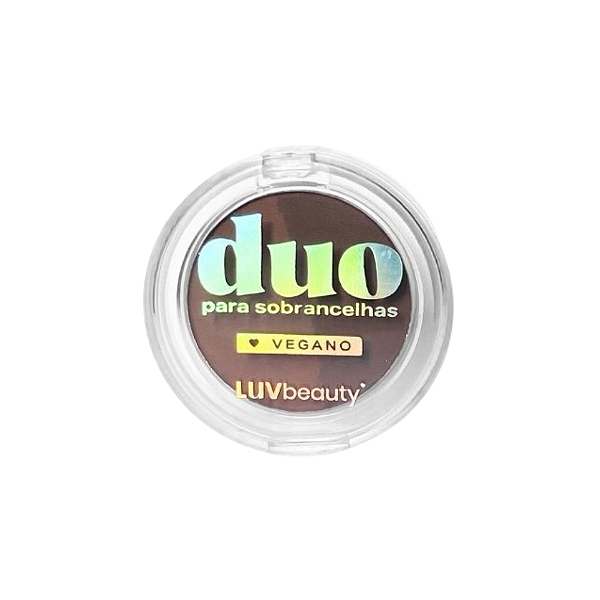 Duo de Sobrancelha Luv Beauty – preenchimento natural com acabamento aveludado