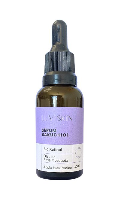 Sérum Bakuchiol Luv Skin – alternativa vegana ao retinol para renovar e rejuvenescer a pele