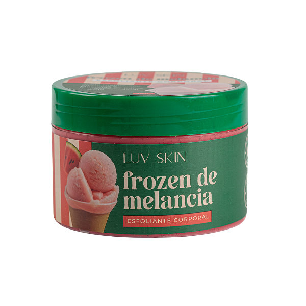 Esfoliante Corporal Frozen de Melancia Luv Skin  – frescor, hidratação e pele renovada