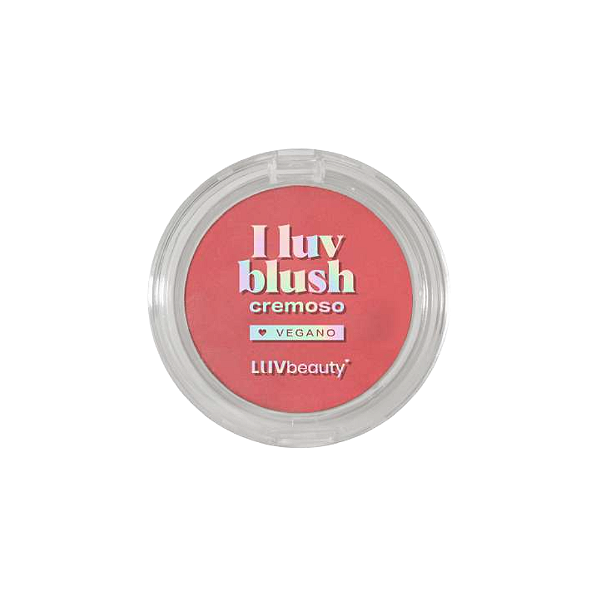 Blush Cremoso Vegano Luv Beauty – multifuncional, prático e com alta pigmentação