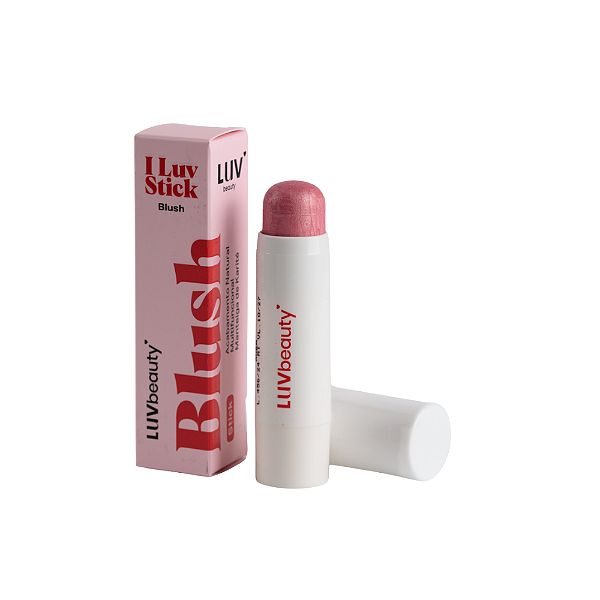 Blush StickBlush Stick Multifuncional Luv Beauty – acabamento natural e textura cremosa para todos os tipos de pele