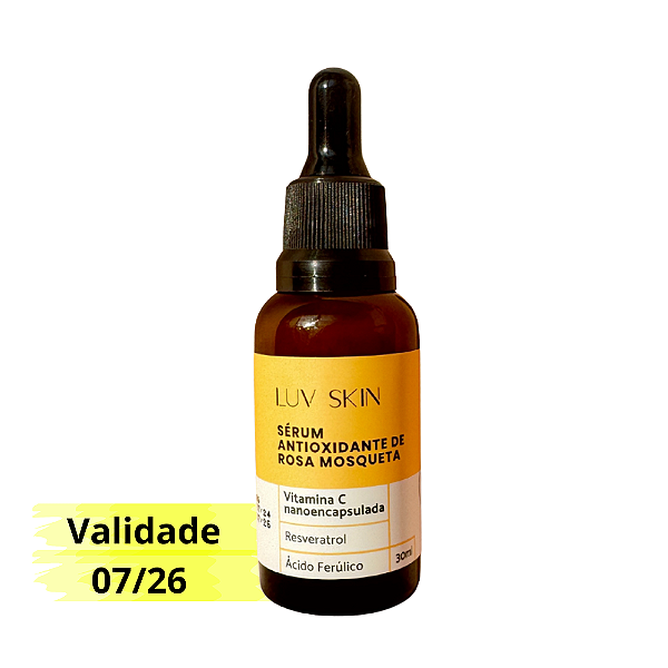 Sérum Vitamina C Luv Skin – hidratação intensa e antioxidante para pele mais firme e iluminada