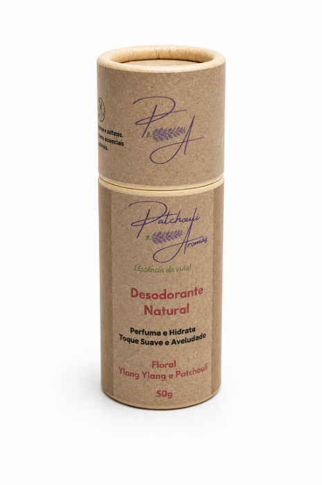 Desodorante Natural Floral Toque Seco – Ylang Ylang & Patchouli