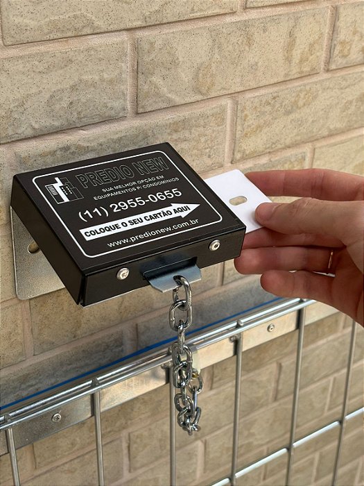 Trava de Cartão Para Carrinho de Compras Condomínio