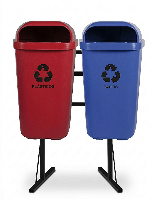 Lixeira Para Coleta Seletiva 50L