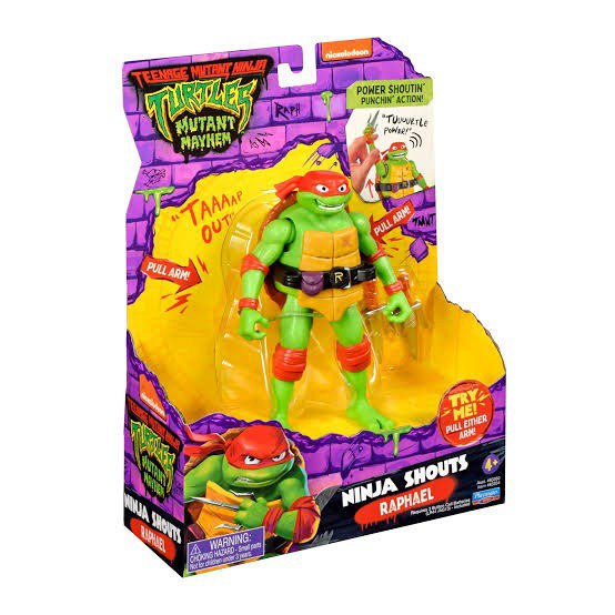 Action Figure Raphael Ninja Shouts TMNT - Original Playmates
