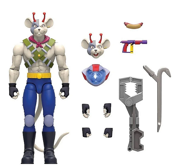 Action Figure Vinnie Biker Mice From Mars - Original Nacelle