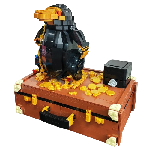 Blocos de Montar Pelúcio 1400 peças - Animais Fantásticos