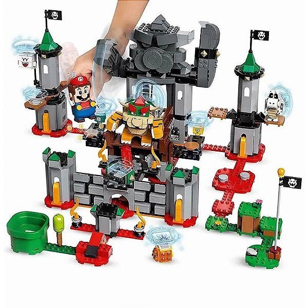 Blocos Super Mário Batalha no Castelo do Bowser