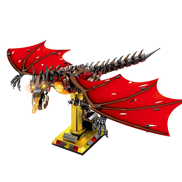 Dragão Smaug 60cm O Hobbit - Blocos de Montar