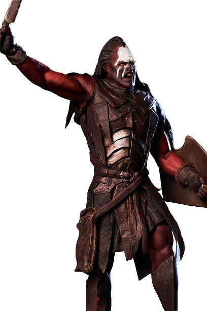 Estátua Lurtz Uruk Hai Asmus Toys O Senhor dos Anéis