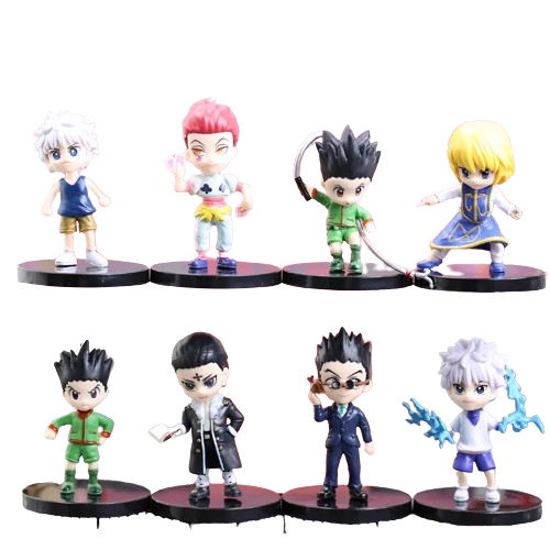 Kit 8 Figures Hunter x Hunter - Animes