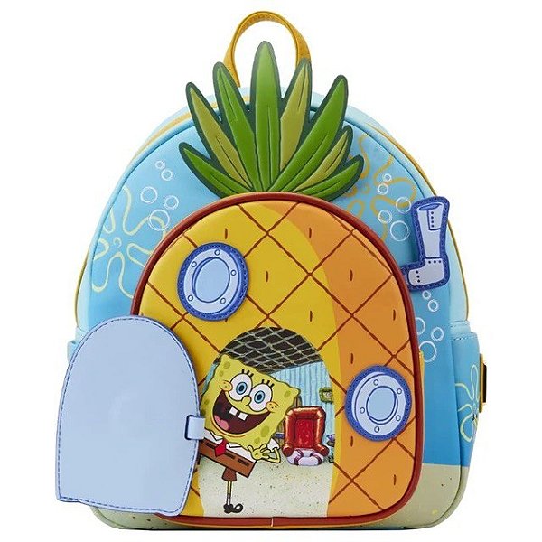 Mochila Bob Esponja Fenda do Biquíni Nickelodeon - Original Loungefly